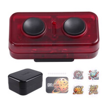 EDC PC Push Slider Mechanical Intensive EDC Decompression Toys Tools Red