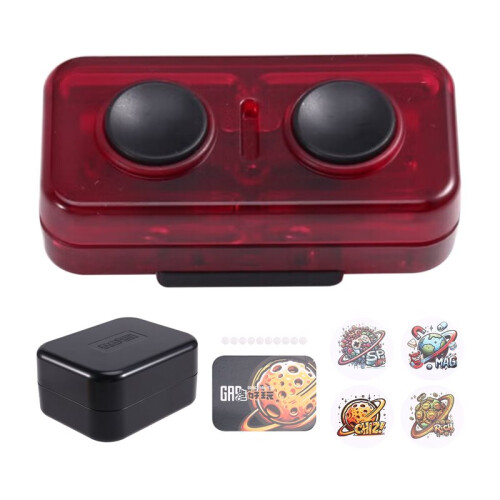 EDC PC Push Slider Mechanical Intensive EDC Decompression Toys Tools Red