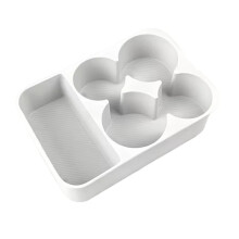 For Leopard 8 DENZA B8 2025 /26 Car Silicone Refrigerator Storage Box Restyling Tray Interior Storage White