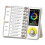 5-in-1 Visual Timer, ADHD Tool for Kids Adults, Visual Schedule for Kids with Autism, 12/24 Task Timer White 1
