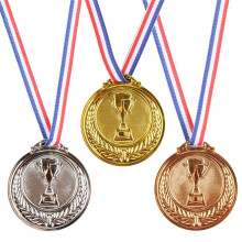 Trofee 3 Medailles, Goud, Zilver, Brons, Winnaarsmedaille met Lint 1e 2e 3e Metalen Kindermedaille, Stijlwinnaarsmedaille