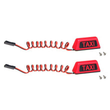 Red Model Car Taxi Lamp 1/10 RV 1/8 Climbing Car Off-Road Vehicle Truck TAXI Lamp R160