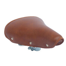 Selle de Vélo Rétro en Cuir Souple pour Femme et Homme, pour Vélo Électrique Vintage Fait à la Main, pour la Ville et les Déplacements
