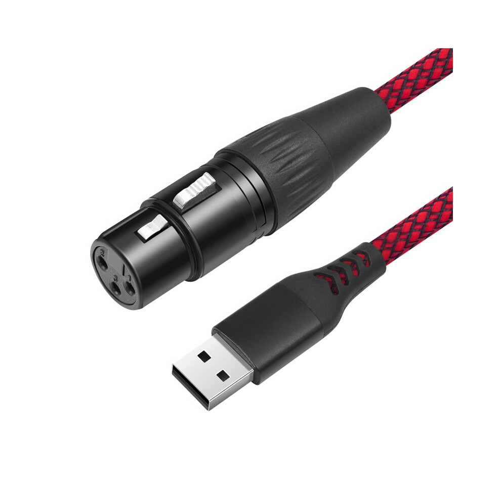 2M Usb Male To Xlr Female Mic Link Converter Cable Usb Male To Xlr Female Cable For Microphones Or Recording Karaoke 4713949781249