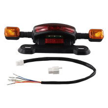 3 w 1 LED Tylne Światło Elektryczne Kierunkowskaz Rowerowy Tylna Lampa E-Bike Tylne Światło Wskaźnik Kolarstwo Zmodyfikowane Części,A