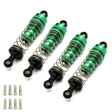 4 Pezzi Ammortizzatore Ammortizzatore nel Metallo per HBX 16889 16889A 16890 16890A SG1601 SG1602 1/16 RC Accessori per Parti di Aggiornamento Auto,4