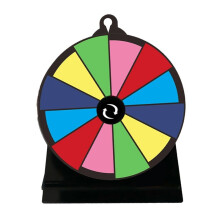 Rotating Wheel Drinking Game for Adults with Base Stand Roulette Wheel Fortune Wheel for Club Restaurant Classroom Party