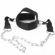 Cinto de Treinamento de Cabeça e Pescoço, Cinto Cervical Ajustável para Treinamento de Força Corporal, Chapéu com Peso Preto
