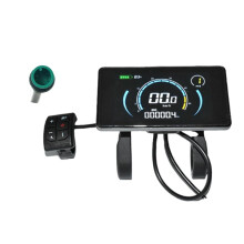 Elektrofahrrad Buntes 808 LCD-Display Messgerät 24V-72V Wasserdichter Anschlussstecker Ebike Intelligentes Display