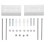 Skateboard Hanger 2PCS Wall Mount Deck Rack for Skateboards Deck Display and Storage 1