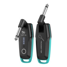 WS-70 UHF Gitarren-Funksender-Empfänger Wiederaufladbares Mehrkanal-Funkgitarrensystem Musikinstrument A