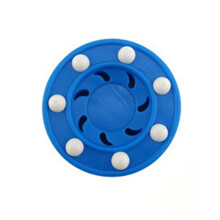 Rollhockey-Puck ABS High-Density Street Land Hockey Practice Puck für Ice Inline Street Hockey Training,Blau