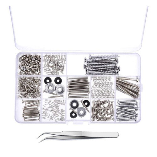 Gitarrreparationsskruvar 9-Delad Set GitarrtillbehöR SpäNnesats Pianistverktyg 1