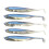 Weicher Fischköder, Silikonköder, Künstlicher Weicher Fisch, Geeignet für Barsch, Wels, Hecht und Mandarinfisch, Blau 1