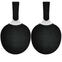 Sports Goods Silicone Multi-Color Table Tennis Rackets Suitable for Beginners in Training and Competition Black