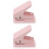 2Stk Manuelle 1- - Pink Metall Plastik Für Büro Einsatz 7