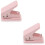 2Stk Manuelle 1- - Pink Metall Plastik Für Büro Einsatz 8