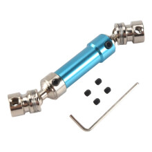 1 StüCke Metall Hinten Mittelantriebswelle CVD Getriebewelle für 1:12 12428 12423 RC Auto Kurzen Kurs WüSte Buggy Off-Road Blau