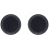 Patch de Grosse Caisse, Accessoires pour Instruments de Percussion de TêTe de Batterie, Patchs de Grosse Caisse Noir 11 X 11 Cm 1
