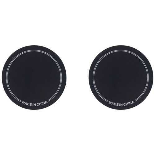 Patch de Grosse Caisse, Accessoires pour Instruments de Percussion de TêTe de Batterie, Patchs de Grosse Caisse Noir 11 X 11 Cm
