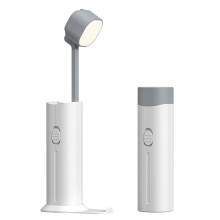 Powerbank Skrivbordslampa Läslampa Utomhuscamping Bärbart Batteripaket för Utomhuscamping