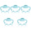 15Pièces Accessoires Poignées Silicone Pour Bébé 5