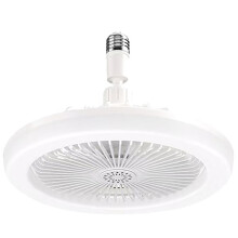 Rotatable 3in1 Ceiling Fan with Remote Control Lighting Lamp E27 Converter Base Lighting Base Bedroom Living Room