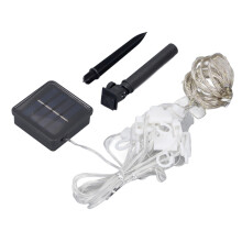 Luz solar para cortinas 800 mAh 9,8 x 6,6 pies para exteriores de metal