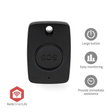 Buton inteligent de panică | Zigbee 3.0 | Tip baterie: CR2450 | Negru