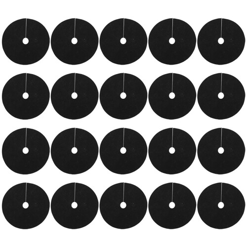 80Stk Baumring Schutzvlies Unkrautstopper Garten Schwarz