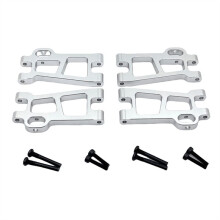 RC Auto Upgrade voor Achter Onderste Swing Arm Kit voor UDIRC 1/16 GR UD M16 RC Auto Accessoires Zilver