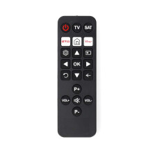 Universal fjernkontroll | Forprogrammert | 2 Enheter | Disney + Button / Netflix Knapp | Infrarød | Sort