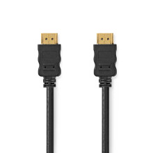 High Speed HDMI kabel med Ethernet | HDMI -kontakt | HDMI -kontakt | 4K@60Hz | ARC | 18 Gbps | 1.00 m | Rund | PVC | Sort | Boks