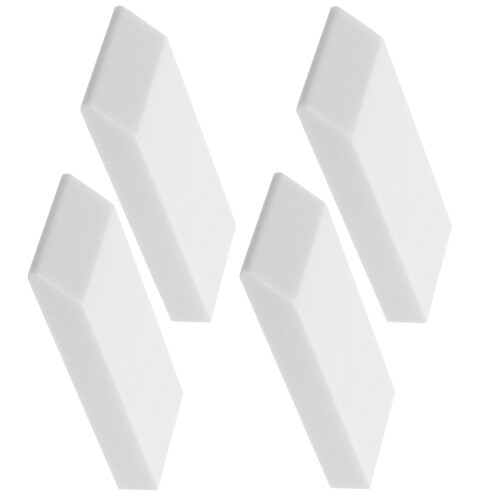 12Stk Weiße Radierer Angled Sneaker Für Wildleder