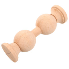 3Stk Beige Holz Handgeschnitzte Geländerpfosten Finials Für Wohnräume