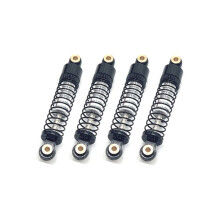 RC Auto Upgrade Verstelbare Oliedruk Schokdemper Kit voor FMS 1/24 FCX24 RC Auto Upgrade Accessoires Zwart