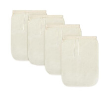 4Pcs 7.9x11.8 Inches Yogurt Strainer Organic Reusable Cold Coffee Filters Bag for Straining Yogurt Strainer Filter