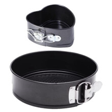 2 StüCk Springform 9 Zoll 4 Zoll, Premium KäSekuchen Pfannen Abnehmbarer Boden, Rund Springform Kuchen Pfannen