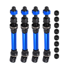 4 Stuks Metalen Stalen Voor- en Achteraandrijfas CVD voor Arrma 1/10 Typhon SENTON Graniet VORTEKS Rock Upgrade-Onderdelen, 2