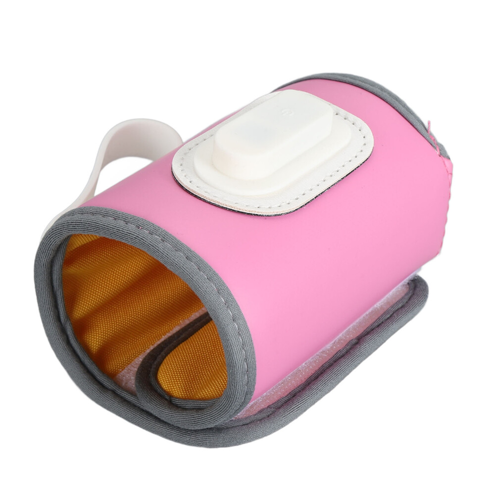Portable Baby Milk Warmer with Temp Control - Pink, Real-Time Display