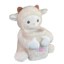 Car Tissue Box Bin 2-in-1 Cute Car Paper Box Inside the Decoration Animal Shape Storage Box