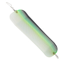 Éclatant vert ABS éclairage double face pour pêche au lancer en mer, 28 cm