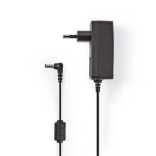 Adattatore TVCC | 2,0 A | 12 V DC | 5,5 x 2,1 mm Hane | Hane | 1,50 m | Svart