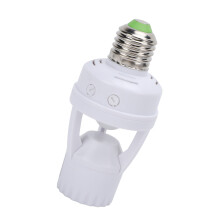 Infrared Motion Sensor Light Socket - 60W LED E27, Energy Saving, Home Use