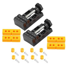 2Sets -Schraubstock, Kleiner Paralleler Tischschraubstock, Flacher -Tischschraubstock, Flacher -Schraubstock, Bohrschraubstock für