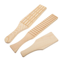 3Stk Vielseitiges Holz Clay Paddle Set Für Töpferkunst Und Modellbau