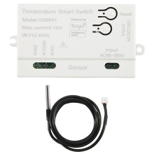 Tuya WiFi Temperature Sensor 2.4G WiFi Temperature Sensor with 1M Temperature Probe