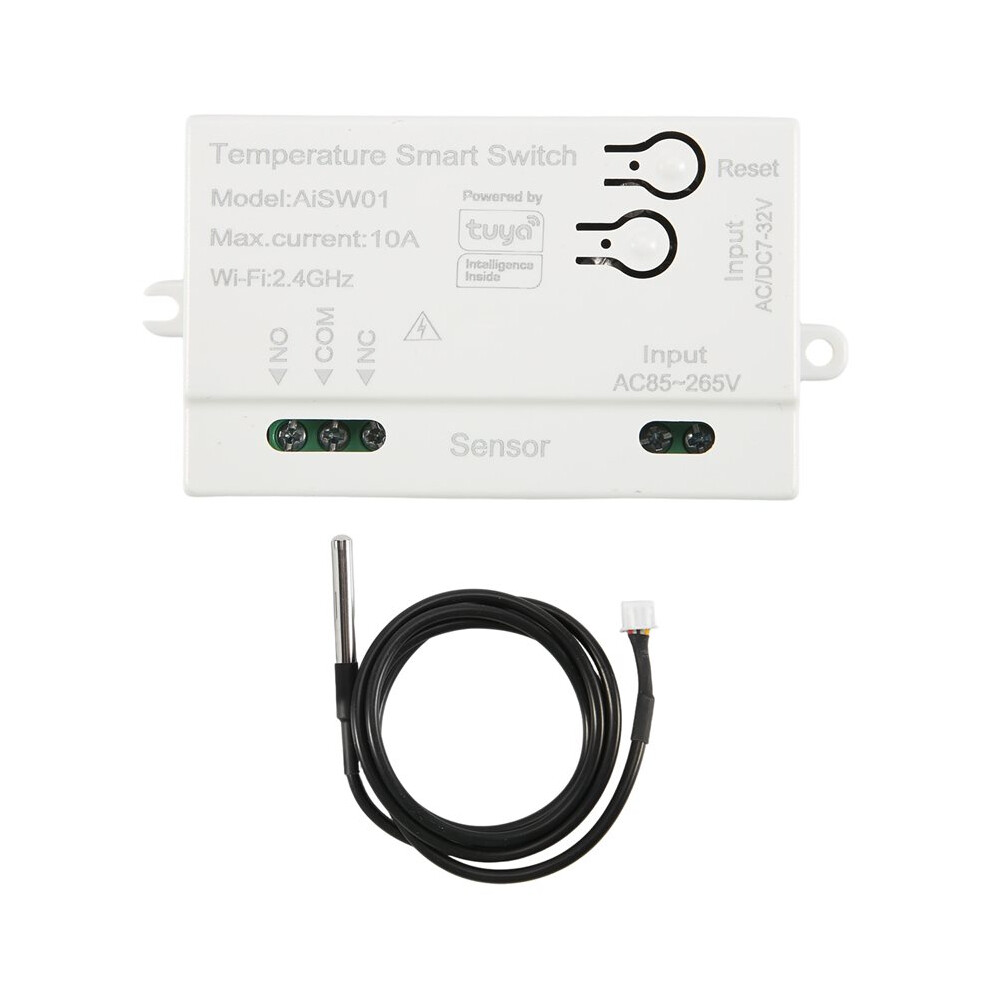 Tuya Wifi Temperature Sensor 2.4G Wifi Temperature Sensor With 1M Temperature Probe 4713913834643