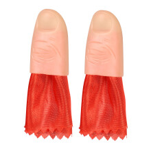 2Ensembles Props Rouge En Plastique Pour Tours De Soie Et Magie