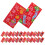 72Pièces Rouges Pour Nouvel An 2026 1